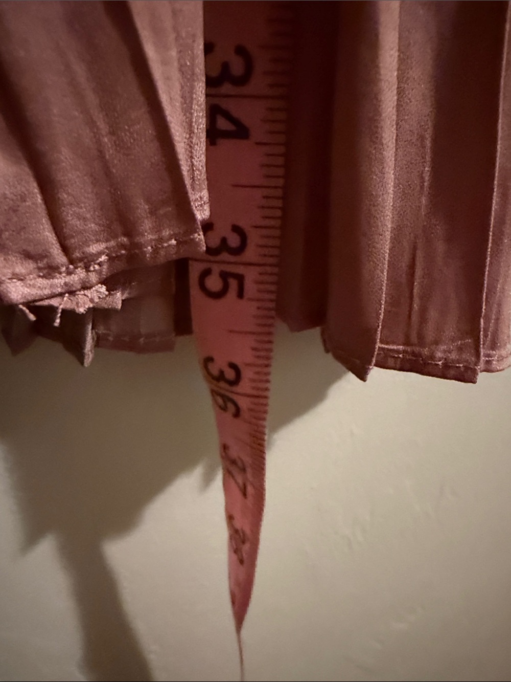 Mustard Seed Dusty Rose Long Sleeve Ruffle Tiered Dress - Picture 9 of 11